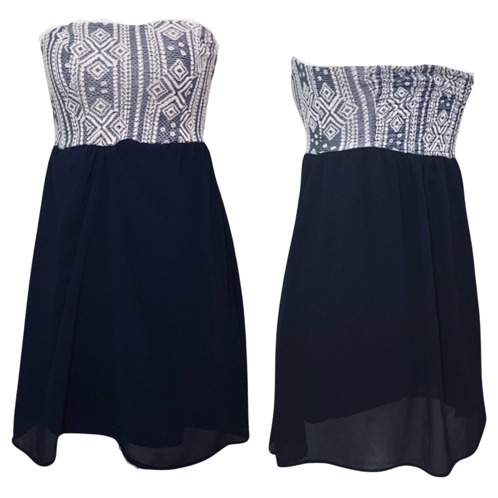 TARGET MOSSIMO Strapless Tribal‎ Mini Dress